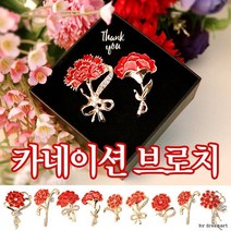 카네이션 브로치 / 어버이날 스승의날 부엉이 선생님 학교 병원 행사 선물