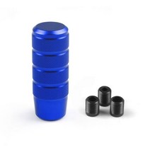 수동 변속기 알루미늄 널드 시프트 레버 노브 미끄럼 방지 95MM 범용 기어 슬리브 자동차 액세서리, [04] 파란