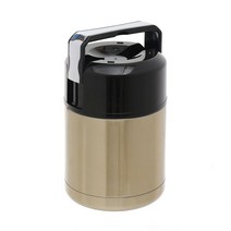 LK둔산점 간편조리 손잡이 보온죽통 800ml 도시락, 간편조리보온죽통 800ml silver