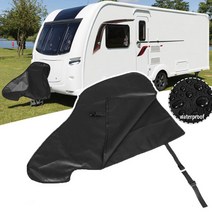 ONSUM 트레일러 커플러 커버 덮개 히치 커버 방수 카라반 캠핑카, C타입- 그레이