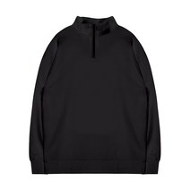 티짱 TWM_049 기모맨투맨 남여공용 빅사이즈 겨울 반집업 티셔츠