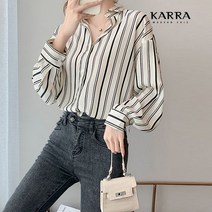 카라 KARRA 77까지 키드배색블라우스 KB3SBL033C