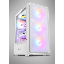 게이밍 컴퓨터 i5-10400+GTX1050ti 게이밍 조립컴퓨터, 삼성전자 4GB, 3) 앱코 풀 아크릴, Windows 10 HOME (DSP)