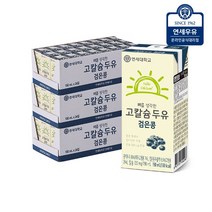 [연세우유] 뼈를 생각한 고칼슘두유 검은콩 190ml (72팩)YS238, 단품