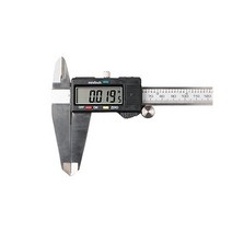 ExGizmo 전자 디지털 캘리퍼 300mm 스테인리스 스틸 30.5cm12인치 측정 도구 버니어 게이지 눈금자 SAE인치 또는 미터법mm으로 쉬운 스위치, 12 Inch-300MM