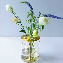 이케바나 꽃꽂이 화병 유리화병 인테리어소품, 전기도금