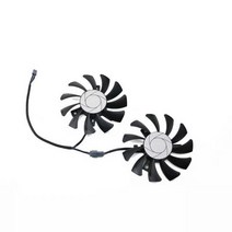 HA8010H12F-Z 75 Mm 2 핀 GTX1050Ti Gpu Koeler 듀얼 팬 Msi Geforce Gtx 1050Ti GTX-1050-Ti-4GT-OC Grafische, HA8010H12F-Z 75mm