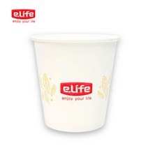 롯데이라이프 정품 두꺼운 무형광 천연펄프 종이컵 185ml 일회용컵, 2000개입, 2000개
