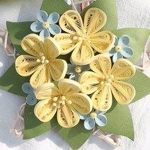 비천 페이퍼퀼링 풍경만들기 DIY재료키트 부자재포함 패키지, 황매화