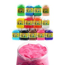 통통힐링클레이 800g 대용량클레이 점토 찰흙놀이, 검정