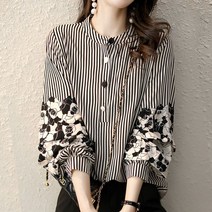 리블리크 카일라 패턴 블라우스_RB2BL114