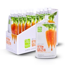 물타지않은 유기농착즙 제주습관 당근즙 100ml 30개입, 30개