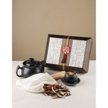 부부가 운영하는 정읍 다선쌍화차 쌍화차 30팩+고명 15팩 다선전통찻집 선물세트, 쌍화차 30팩/고명15팩+한지박스(색상랜덤배송)