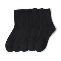 삭스탑 싹스탑 남성 데일리 블랙 양말 5족 코스트코