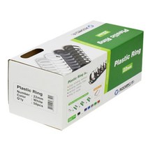 카피어랜드 제본 플라스틱링 1BOX 50개입, 22mm, 흰색