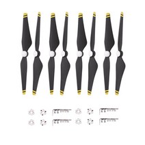 드론 보조 날개 촬영 측량 조립 부품 사이즈별 DJI 팬텀 4 프로 고급 퀵 릴리스 윙, 노란색