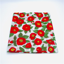 제주 동백 감귤 패턴 쁘띠 스카프 여행 코디템 선물 기념품