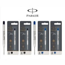 PARKER 파카 볼펜심 리필심 1.0 M 0.7 F / 블랙 블루 QUINK, 0.7 mm F / 블루