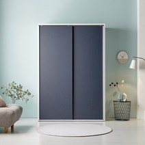 [퍼니럭스] 리브 1200 슬라이드 옷장 (일반형) D 타입 5컬러, 리브 1200 일반형(D) - 화이트