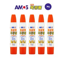 아모스 만능 목공풀 36g, 5개