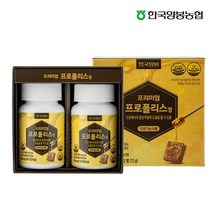 브랜드없음 [한국양봉농협] 프리미엄 프로폴리스정 600mg x 60정 2병(쇼핑백포함), 선택완료, 단품없음