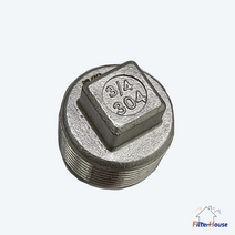 20A 수도 나사 메꾸라(SUS) 스텐 플러그 배관 부속품, 신주 메꾸라 20A
