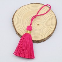 10pcs 6cm 코 튼 프린지 교수형 밧줄 술 매력 Diy 쥬얼리에 대 한 트림 펜 던 트 공예 키 체인 액세서리 만들기, 10 pcs, 06 Style6