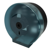 세이크린 심플한 ABS 점보롤 케이스 반투명 네이비 원형, 10개