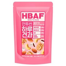 HBAF 바프 먼투썬 하루견과 핑크 파우치 10봉 (20gX10봉), 3개