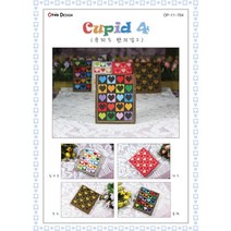 큐피트4 -반지갑2 십자수 패키지, 레드
