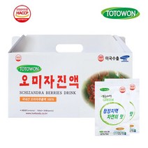 강원식품 오미자진액 100mL 30포