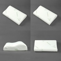 메모리폼 경추베개 화이트뱀부 수면베개 숙면경추베개