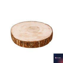 두꺼운 통나무 원형도마 플레이팅 업소용 가정용, 어미나무26X3cm