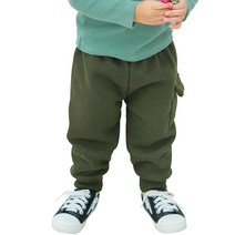 핫포켓팬츠 유아동용 안감 기모 면 100% 간지 바지 국내제작