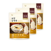 본죽 데워서 바로 먹는 보양삼계죽, 330g, 60개