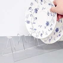 아크릴 소품 접시 진열대 쟁반 식기 받침 거치 스탠드