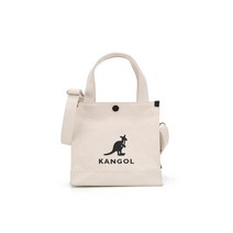 캉골KANGOL 타이니 캔버스 토트백 미니 3777 아이보리