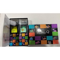 넥센 세인트나인 Q 세인트나인 큐 3피스 3PC 화이트 컬러 골프공 6구 세트 하프더즌 선물용 선물 기념 홀인원 싱글 이글 연습용 단체 모임 인쇄 포장 캐릭터 골프볼 인쇄용 골프볼, 화이트(WHITE) 6구세트