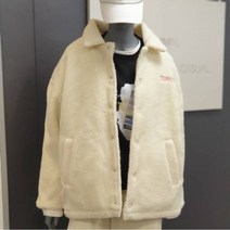 [인터크루]NC순천 귀요미 카라 백 포인트 코치 양털 쟈켓