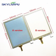 [해외] SKYLARPU 10 3.5 &QUOT;인치 데이터 수집기 터치 스크린 INTERMEC CK3X CK3R PDA 터치 스크린 패널 디지타이저 유리, B version 80mmx59mm