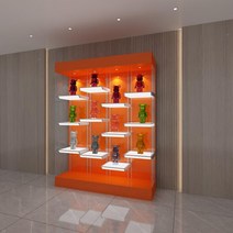 트로피 진열장 유리 장식장 led 수석 상패 피규어 신발, 캐비닛 150X40X200
