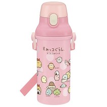 PGM*^몰스밋코구라시17 원터치 물통 480ml 보틀 생수 원형 플라스틱 야외활동물병 캐릭터 소풍 스타일 마이 생수통 주방잡화^^췤pgm, a^^옵션없슴, a^^옵션없슴