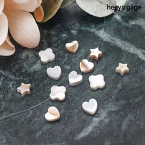 히야가게 자개 별하트 비즈 3종, 별 20개