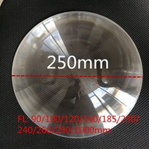 광학 렌즈 직경 250mm 태양 프레 넬 렌즈 pmma 재질 초점 거리 90/100/120/140/160/260/290/1000mm 2 개, 90mm, 02 90mm