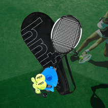 [스쿼시블루볼] 헬스앤프렌즈 혼자 치는 실내 테니스 리턴볼 셀프 스쿼시 나 홀로 테니스 연습기 커플운동, 커플 테니스 세트