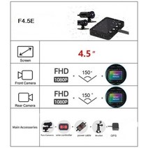어라운드뷰 VSYSTO 오토바이 대시 캠 FHD 1080P 모터 센서 설치 360도 3D, 없음, F4.5E