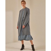 [20FW 닥스 여성]블루 로고패턴 울혼방 가디건DLSW0D855B2