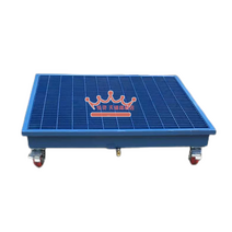 오일통 누출 방지 팔레트 휠 배럴 기름받이 폐유수거, 팔레트 S (65cmx65cmx24cm)