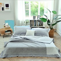 더크린 비비안 아사 60수 워싱 스프레드 SS그레이