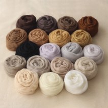 스튜디오분트 니들펠트 양모펠트 동물양모 19색상 30g, 10 쿨그레이